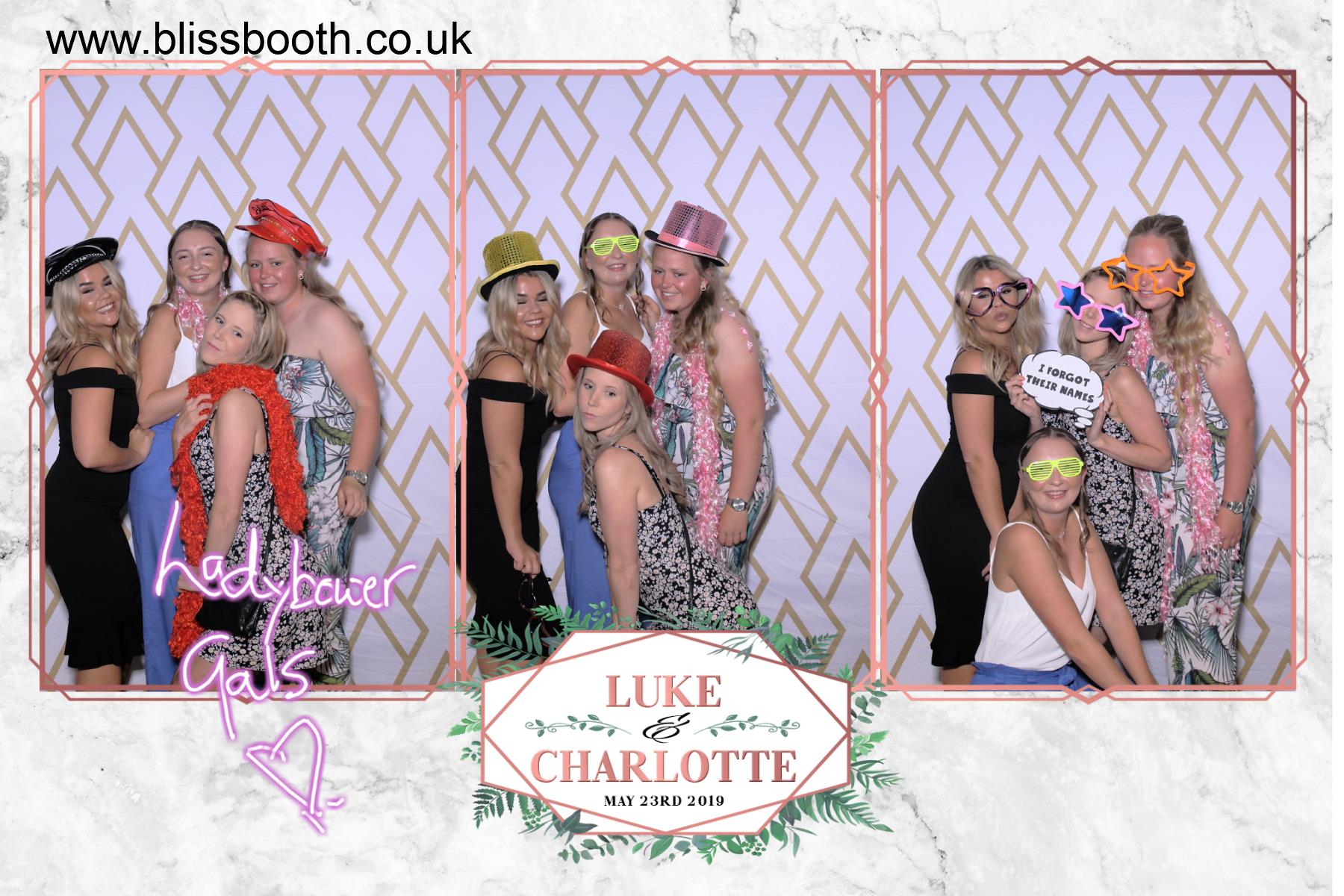 Luke and Charlotte | View more photos from the event at gallery.blissbooth.co.uk/u/BlissBooth/Luke-and-Charlotte